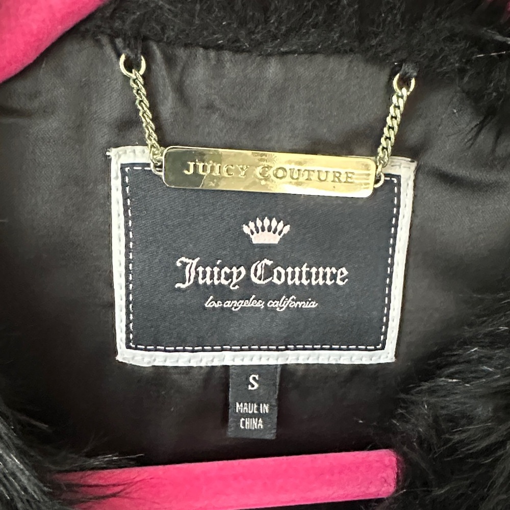 Juicy Couture Black Label Faux Fur Vest - Picture 3 of 9